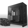 NZXT H9 Flow Large Dual-Chamber Tempered Glass USB 3.2 Siyah ATX Mid Tower Kasa