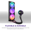 NZXT Kraken Elite 420 RGB 420mm Siyah İşlemci Sıvı Soğutucu