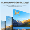 VegGieg 8K 60Hz 4K 240Hz Displayport HDMI Dönüştürücü Kablo 2 Metre