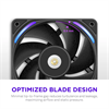 NZXT F240X Single-Frame RGB 240mm Siyah Kasa Fanı
