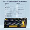 Aula F75 GrayWood V4 Switch Hot Swap RGB Siyah Kablosuz Gaming Klavye