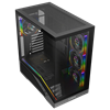 Rampage REAPER 850W 80+ Bronze Tempered Glass 4*12cm ARGB Siyah ATX Gaming Kasa
