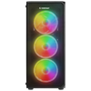Rampage HELIOS Mesh 650W 80+ Bronze Tempered Glass RGB Siyah ATX Gaming Kasa