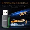 VegGieg 1100 Mbps WI-FI 6 Bluetooth Mini USB Wifi Adaptör