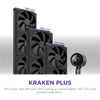 NZXT Kraken Plus 360 AIO LCD 360mm Siyah Sıvı İşlemci Soğutucusu