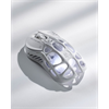 GravaStar Mercury M2 RGB 26000 DPI 1000Hz Opaline White Kablosuz Gaming Mouse