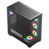 GameBooster JBST-GBA7505B 750W 80+ Bronze SeaView ARGB ATX Mid Tower Siyah Kasa