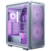 Cooler Master Masterframe 500 Mesh ARGB 200mm Tempered Glass USB 3.2 Silver E-ATX Mid Tower Kasa