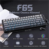 Aula F65 GrayWood V3 Switch Hot Swap TKL RGB Gri Kablosuz Gaming Klavye