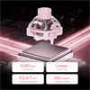GravaStar Mercury V60 Manyetik Switch RGB İngilizce Q Crystal Rose Kablolu Gaming Klavye