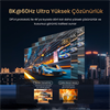 VegGieg Type-C to DP Kablo 8K 60Hz 4K 240Hz HDR ARC 48Gbps Örgülü Çift Yönlü 1 Metre Görüntü Kablosu