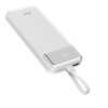 Juo JCP410-W 22.5W 10000mAH Type-C Led Ekranlı Taşınabilir Beyaz Hızlı Şarj Powerbank