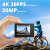 Akaso Brave 4 4K/30FPS 20MP Wi-Fi Dual Screen Aksiyon Kamera ve Aksesuar Seti