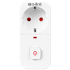 S-link SL-010 16A/250V 750 Joule Tekli Anahtarlı Akım Korumalı Priz