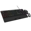 Rampage ECLIPSE RGB Türkçe Siyah Klavye Mouse Set