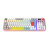 Rampage REFLECT 99 Membrane RGB Beyaz/Gri Türkçe Kablolu Gaming Klavye