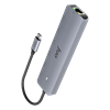 Juo Type-C 2*HDMI Dual MST 4K 60Hz Gigabit Ethernet Dönüştürücü 100W USB 3.2 Çoklayıcı Hub