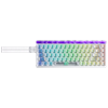 Aula Hero 68 HE Silver Switch Hot Swap TKL RGB Neon Şeffaf Beyaz Kablolu Gaming Klavye