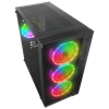 Rampage VEGA V2 650W 80+ Bronze Tempered Glass USB3.0 RGB mATX Siyah Gaming Kasa