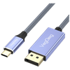 VegGieg 8K/60Hz 4K/144Hz Type-C 3.1 Displayport 1.4 Çift Yönlü 2 Metre Kablo