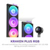 NZXT Kraken Plus 360 AIO LCD 360mm RGB Siyah Sıvı İşlemci Soğutucusu