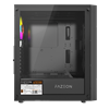 FAZEON F11 650W 80+ Bronze Tempered Glass Mesh 4x RGB Fanlı USB 3.0 Siyah ATX Bilgisayar Kasası