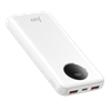 Juo JLP210-W 22.5W 10000mAH Led Ekranlı Taşınabilir Beyaz Hızlı Şarj Powerbank 