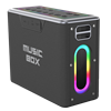 HiFuture MusicBox 100W Karaoke Sistemi Siyah Taşınabilir Hoparlör