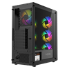 FAZEON F11 650W 80+ Bronze Tempered Glass Mesh 4x RGB Fanlı USB 3.0 Siyah ATX Bilgisayar Kasası
