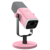 Fifine AM8 XLR USB RGB Dinamik Pembe Yayıncı Mikrofonu