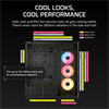 CORSAIR 3500X RS-R ARGB Tempered Glass USB 3.2 Siyah E-ATX Mid Tower Kasa