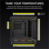 CORSAIR AIR 5400 RS-R ARGB Tempered Glass USB 3.2 Siyah E-ATX Mid Tower Kasa