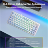 Aula F75 GrayWood V4 Switch Hot Swap RGB Buz Mavisi Kablosuz Gaming Klavye