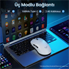 Aula SC900 Pro PAW3395 26000 DPI 8000Hz Kablosuz Beyaz Gaming Mouse