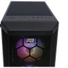 PowerBoost PB-T001BB 750w 80+ Bronze Siyah Mesh Panel RGB ATX Mid Tower Kasa