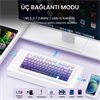 Aula F75 Seiya Switch Hot Swap TKL RGB Mor Kablosuz Gaming Klavye