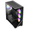 VENTO VG4202FL 750W Tempered Glass USB 3.0 RGB E-ATX Kasa