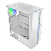 BitFenix C20 650W 80+ Beyaz PSU Tempered Glass FRGB USB 3.0 Mesh ATX Mid Tower Beyaz Kasa