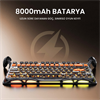GravaStar Mercury K1 Pro RGB Lineer Switch İngilizce Q CyberFlare Kablosuz Gaming Klavye