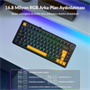 Aula F75 GrayWood V4 Switch Hot Swap RGB Siyah Kablosuz Gaming Klavye