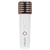 MIKADO MD-16BT Favorite 5W RGB 1200mAh Bluetooth Beyaz Mikrofonlu Karaoke Taşınabilir  Hoparlör