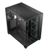 BitFenix COLII 750W 80+ Bronze ATX 3.1 Tempered Glass FRGB Siyah ATX Mid Tower Kasa