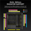 CORSAIR FRAME 4000D LCD RS 1000W 80+Gold ARGB Tempered Glass USB 3.2 Siyah E-ATX Mid Tower Kasa