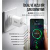 Bix BXUC30TA 30W Type-C PD 3.0 Hızlı Şarj Adaptörü ve 1 Metre 3A Type-C Şarj Kablosu