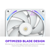 NZXT F140X Performance RGB 140mm Beyaz Kasa Fanı