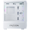 FAZEON F18 650W 80+ Bronze Tempered Glass Mesh 4x ARGB Fanlı USB 3.0 Beyaz E-ATX Bilgisayar Kasası
