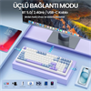 Aula F99 Reaper Switch Hot Swap RGB Mavi Kablosuz Gaming Klavye
