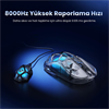 GravaStar Mercury X Air RGB 32000 DPI 8000Hz Onyx Crystal Kablosuz Gaming Mouse