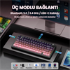 Aula F75 Reaper Switch Hot Swap TKL RGB Gradyan Pembe Kablosuz Mekanik Gaming Klavye