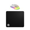SteelSeries Aerox 3 Wireless Ghost Edition Gaming Mouse + QcK Large Mouse Pad
